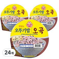 맛있는 오뚜기밥 오곡, 210g, 24개