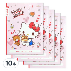Sanrio 三麗鷗 國小寬格聯絡簿 Hello Kitty款, 粉色, 10本