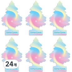 리틀트리 방향제 본품 5g, 24개, 코튼 캔디