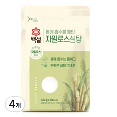 백설 자일로스 설탕, 500g, 4개