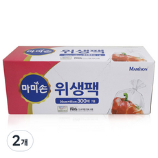 마미손 위생팩 7호 대형, 대(L), 300매입, 2개