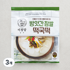 즐거운동행 미정당 방앗간 참쌀 떡국떡, 400g, 3개