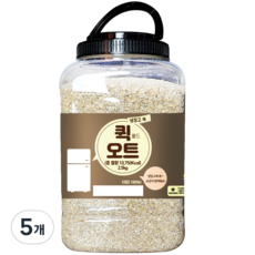 냉장고쏙 퀵 롤드 오트, 2.5kg, 5개