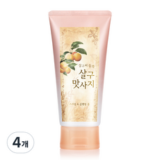 살구 스크럽 앤 클렌징 폼, 120g, 4개