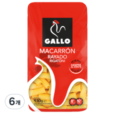 GALLO 리가토니, 450g, 6개