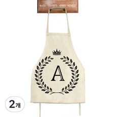 이코디 레터링 S 앞치마