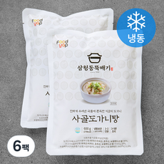 푸드얍 삼청동뚝배기 사골도가니탕 (냉동), 600g, 6팩