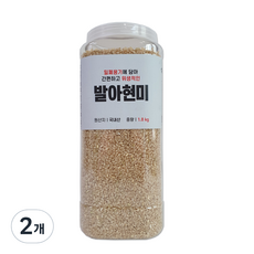 대한농산 통에담은 발아현미, 2kg, 2개