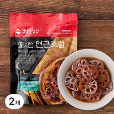 천년의반찬 연근조림, 300g, 2개