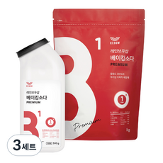 레인보우샵 베이킹소다 프리미엄 톡톡이 500g + 리필 1kg, 3세트
