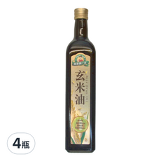 得意的一天 玄米油，植物固醇含量高達10000ppm，富含Y-穀维素8000ppm，含維生素E，日本JAS檢驗標準, 750ml, 4瓶
