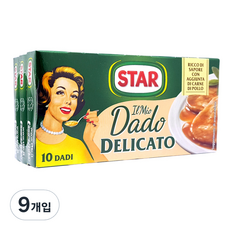 스타 다도 델리카토 치킨맛 조미료, 100g, 9개