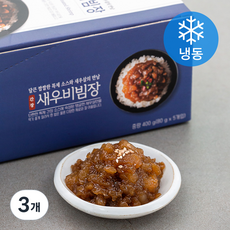 설래담 간장새우비빔장 (냉동), 400g, 3개