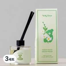 테디베어 TR 디퓨저 180ml + 스틱 5p 세트, 잉글리시 프리지아, 3세트