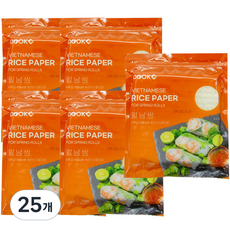 쿡샵 월남쌈 사각 라이스페이퍼, 300g, 25개