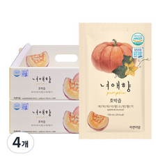 녀애향 호박즙, 3000ml, 4개