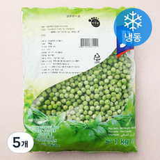 마당발 완두콩 (냉동), 1kg, 5개