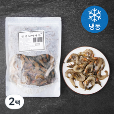 어부네생선가게 국산 중하 꼬마새우 (냉동), 500g, 2팩