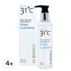 닥터바르고 퍼스트 에디션 히알루론산 폼클렌징, 150ml, 4개