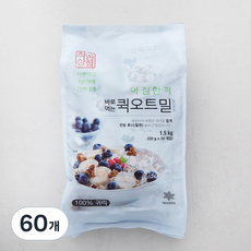 착한상점 아침한끼 바로먹는 퀵오트밀, 50g, 60개