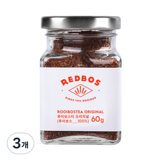 레드보스 루이보스 원료 임산부 허브차 유리병, 60g, 1개입, 3개 60g, 3개
