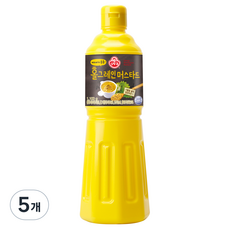 오뚜기 홀그레인머스타드, 1.1kg, 5개
