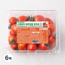 스테비아 대추방울토마토, 450g, 6팩