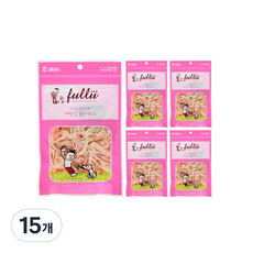 후루루 고양이 슬라이스 간식, 게살맛, 30g, 15개