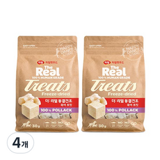 하림더리얼 강아지 동결건조 트릿, 북어맛, 30g, 4개