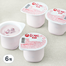 서울우유 요거트 딸기, 85g, 4개입, 6개 340g, 6개