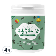 미스플러스 구름목욕시간 유아 입욕제 유칼립투스향, 500g, 4개