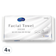 시루콧토 페이셜 타월 40p, 실크터치, 4개