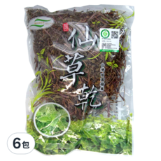 關西鎮農會 仙草乾 180公克±5% 台灣出產, 180g, 6包