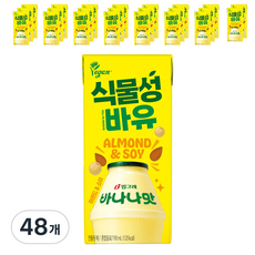 빙그레 식물성 바유, 190ml, 48개