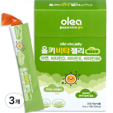 올레아 유아용 올키 비타젤리 아연 청포도맛 15p, 3개, 225g