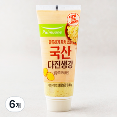 풀무원 다진생강 튜브, 80g, 6개