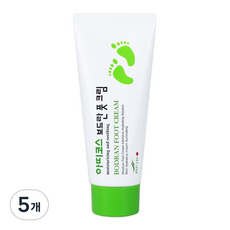 아띠코스 보드란 풋크림 튜브형, 100g, 5개