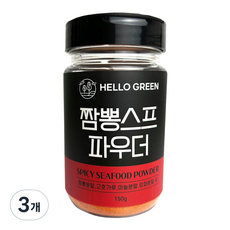 헬로우그린 짬뽕 스프 파우더, 3개, 150g