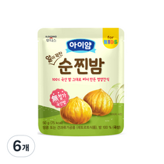 일동후디스 아이얌 알이 꽉찬 순찐밤, 6개, 밤, 50g