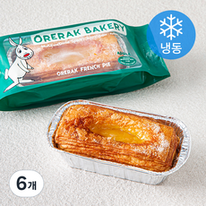 오르랔베이커리 후렌치파이 애플 (냉동), 135g, 6개