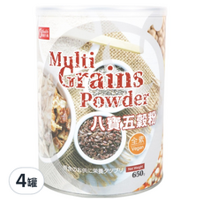 康健生機 八寶五穀粉 650g,4罐 - 營養豐富，膳食纖維，全家適用