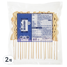 효성어묵 사각꼬지 (냉동), 1000g, 2개