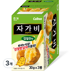 자가비 짭짤한 맛 3p, 90g, 3개