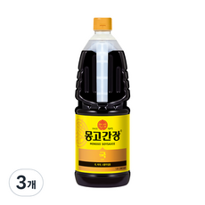 몽고간장 국간장, 1.8L, 3개