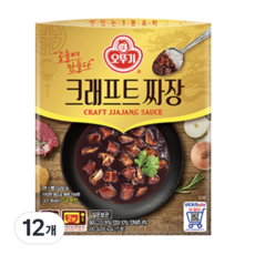 오뚜기 크래프트 짜장, 12개, 200g
