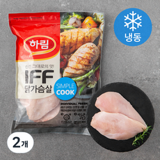 하림 IFF 닭가슴살 냉동 2kg 2개