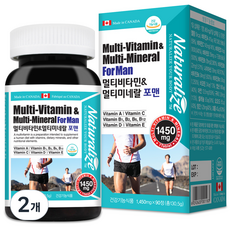 네추럴라이즈 멀티비타민 앤 멀티미네랄 포맨, 90정, 2개