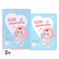 함소아화장품 유아용 마스크팩 10p, 3개