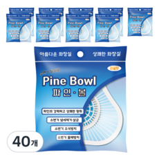 파인볼 화장실 소변기 탈취제 감귤향, 100g, 40개