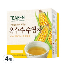 티젠 구수한 맛에 쏙빠지는 옥수수수염차, 1.5g, 40개입, 4개